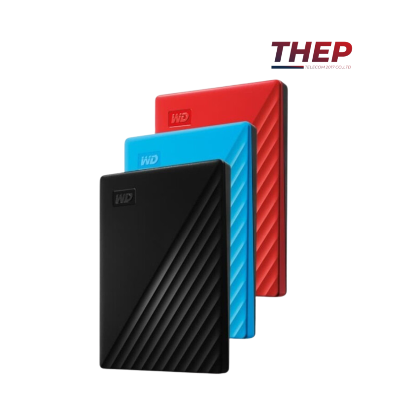 External Hard Disk ฮาร์ดดิสก์พกพา WD HDD Ext 4TB My Passport USB 3.0 2.5