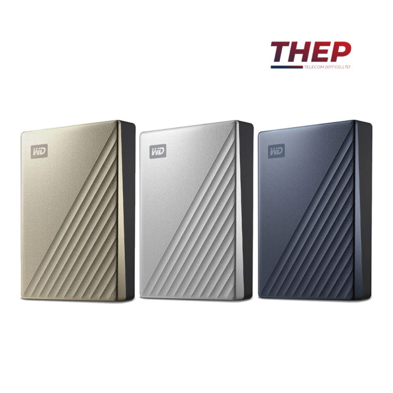 WD MY PASSPORT ULTRA 2 TB SILVER USB 3.1,TYPE-C *ฮาร์ดดิสก์พกพา